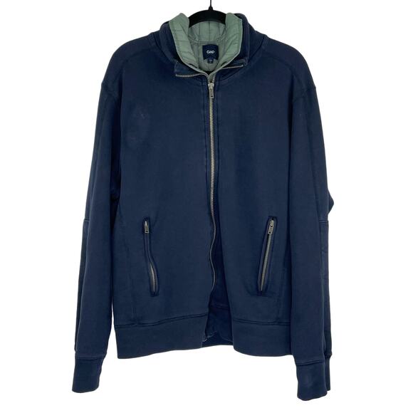 GAP full zip sweatshirt with attached vest liner Men's Large - Picture 1 of 16